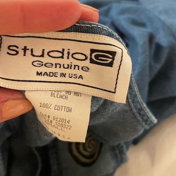 Vintage studio g genuine denim dress - Picture 5 of 5